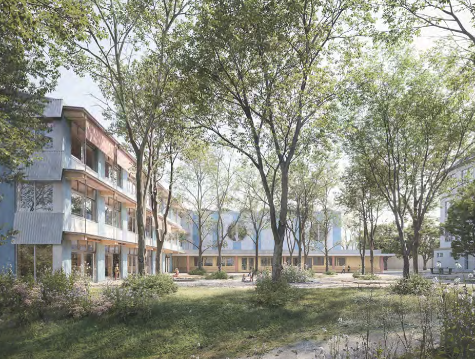 Mehrzweckgebäude Schulanlage Dorf in Frick - Projektstudie