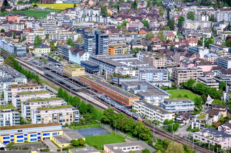 Testplanung Bahnhofareal Baar