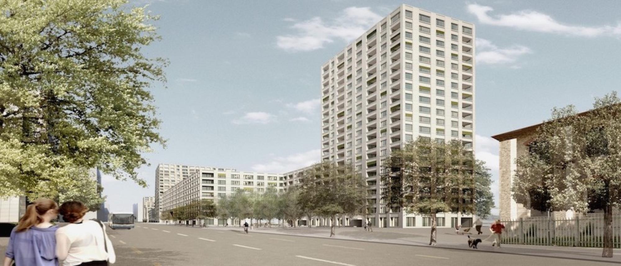 Überarbeitung Neubau Wohnsiedlung Letzibach D, Zürich-Altstetten