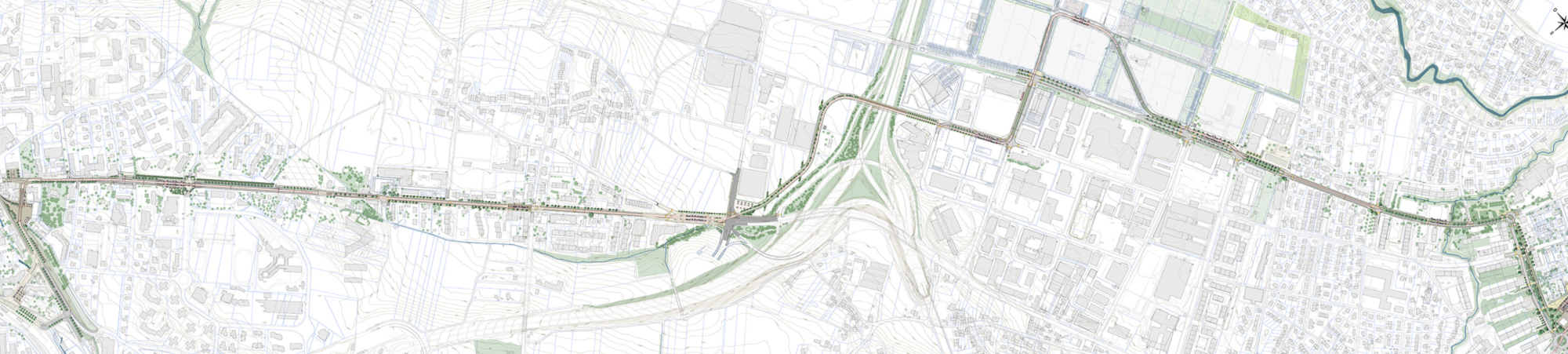 Tram Genève-St-Julien - Ouvrage de franchissement de l'autoroute A1 