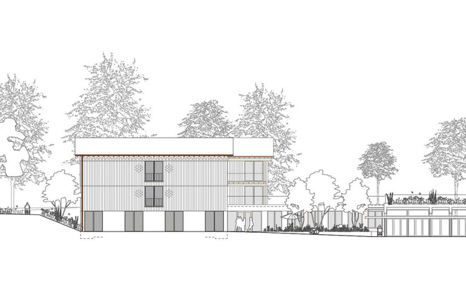 Maison B4 et la rénovation du parc Ouest de la fondation Cité Radieuse à Echichens