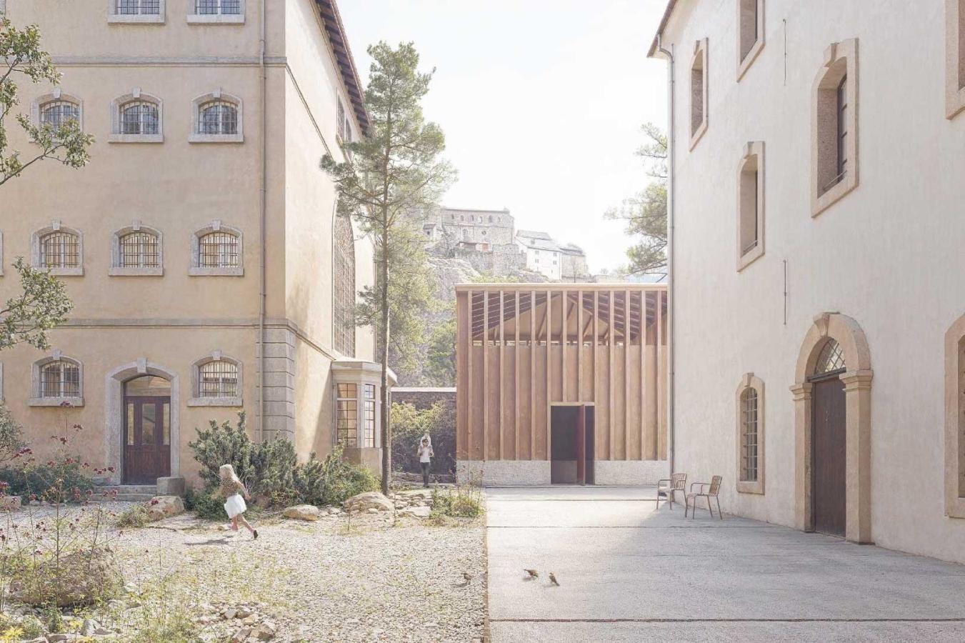 Pavillon d'accueil pour les musées à Sion