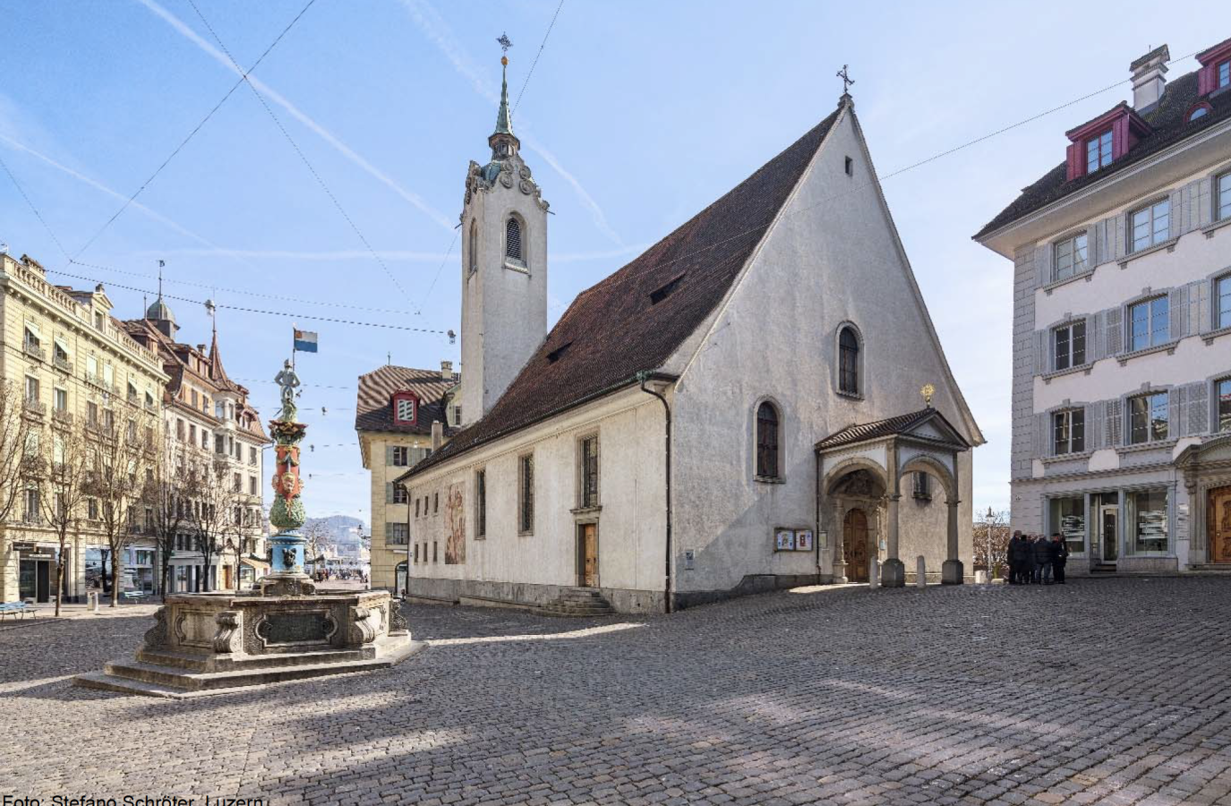 Peterskapelle Luzern: Neugestaltung Innenraum und Fassadensanierung