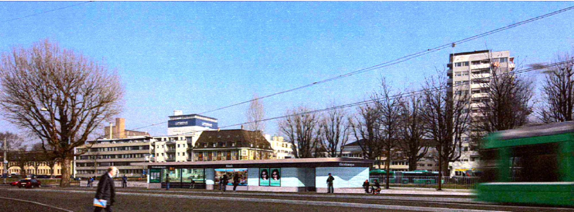 Tramwartehalle Kleinhüningen, Basel