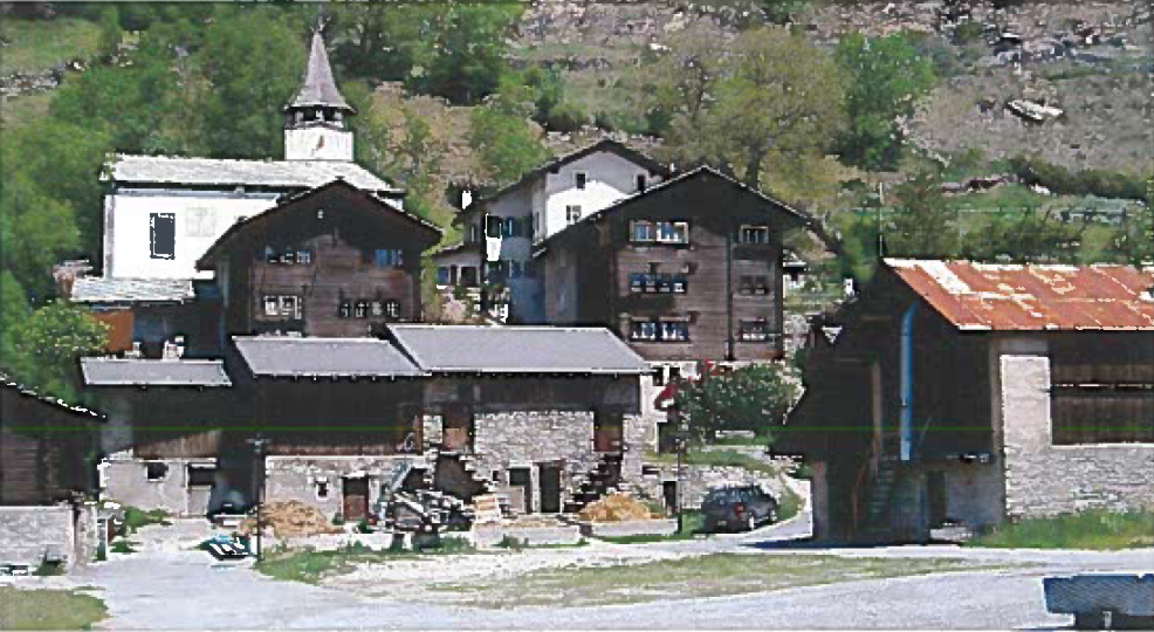 Dorfplatzgestaltung und Mehrzweckhalle Baltschieder